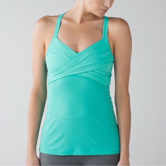 Lululemon Wrap It Up Tank Bali breeze size 4 - Picture 1 of 9